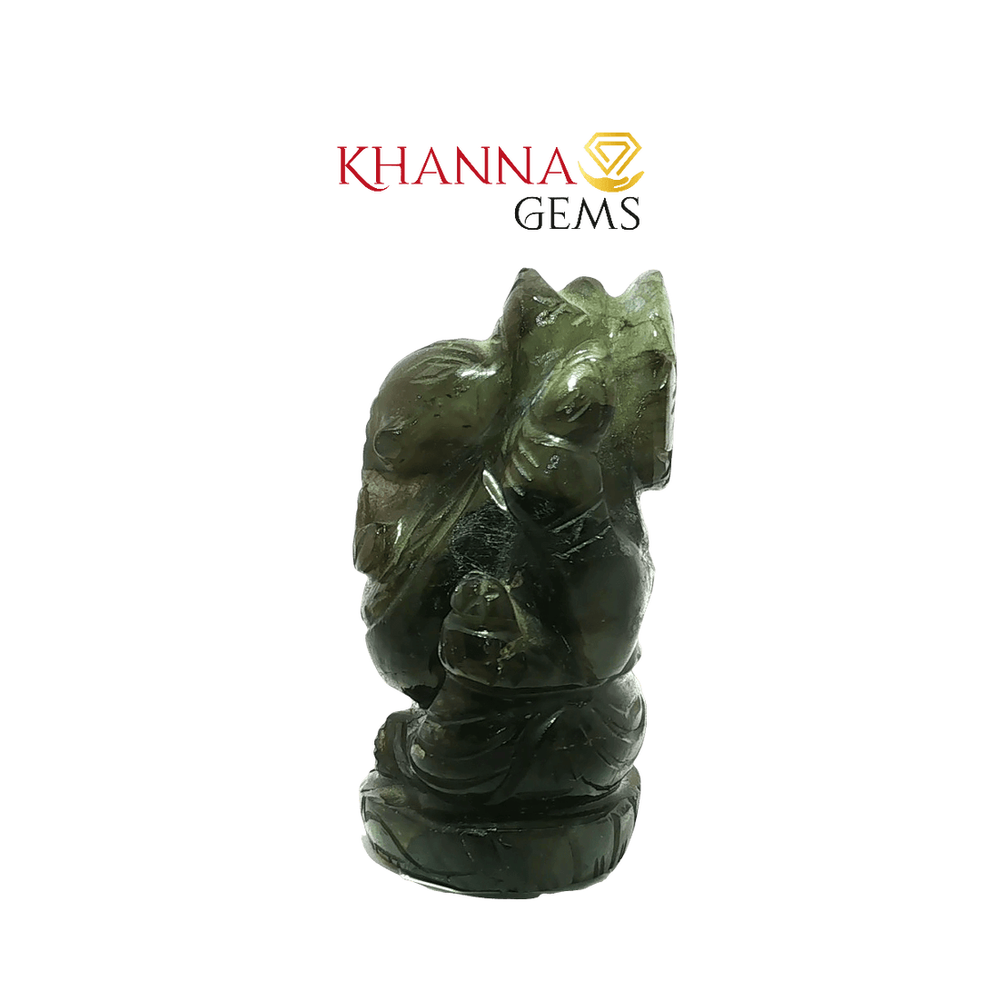 134.90/GM LABRADORITE GANPATHI - LABGAN003