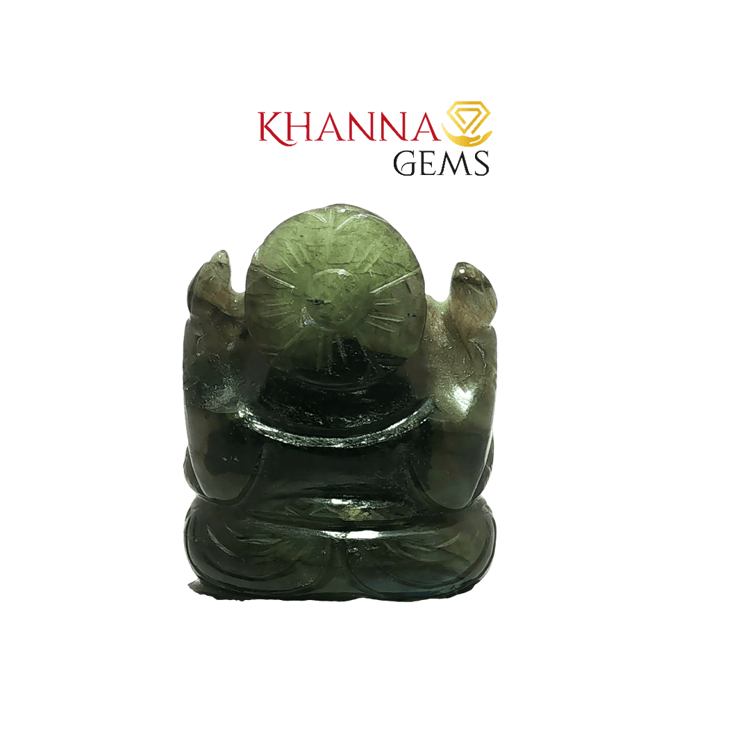 134.90/GM LABRADORITE GANPATHI - LABGAN003