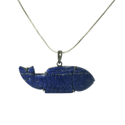 17.00/GM LAPIS LAZULI FISH GEMSTONE - LAPISF001