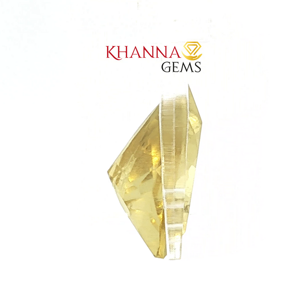 12.9/CT Natural Certified Lemon Topaz Gemstone -LTOPTRA0767