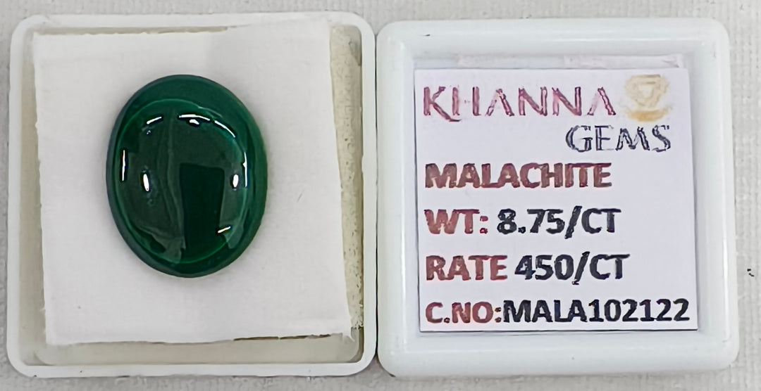 8.75/CT Natural Malachite Gemstone of Premium Quality-MALA102122