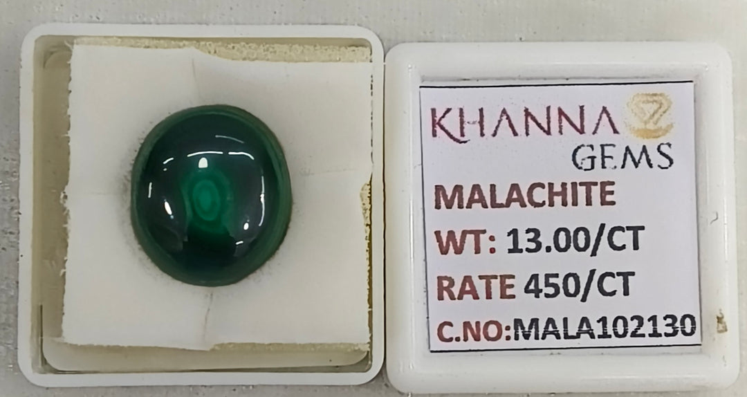 13.00/CT Natural Malachite Gemstone of Premium Quality-MALA102130