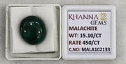 15.10/CT Natural Malachite Gemstone of Premium Quality-MALA102133