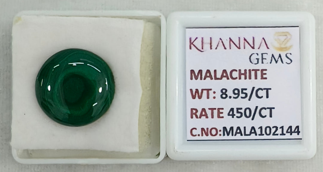 8.95/CT Natural Malachite Gemstone of Premium Quality-MALA102144