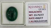 13.75/CT Natural Malachite Gemstone of Premium Quality-MALA102165