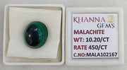 10.20/CT Natural Malachite Gemstone of Premium Quality-MALA102167