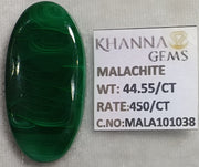 44.54/CT Natural Malachite Gemstone of Premium Quality-MALA101038