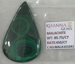 Load image into Gallery viewer, 85.75/CT Natural Malachite Gemstone of Premium Quality-MALA101041