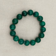 MALACHITE BRACELET  BIG  BEADS