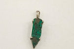 Load image into Gallery viewer, 8.10/GM MALACHITE SILVER PENDANT (525)
