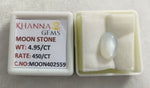 Load image into Gallery viewer, 4.95/CT Moon Stone with Govt. Lab Certificate (450)
