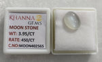 Load image into Gallery viewer, 3.95/CT Moon Stone with Govt. Lab Certificate (450)
