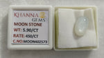 Load image into Gallery viewer, 5.9/CT Moon Stone with Govt. Lab Certificate (450)
