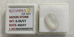 Load image into Gallery viewer, 6.35/CT Moon Stone with Govt. Lab Certificate (450)

