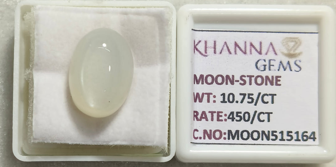 10.75 Carat Moon Stone with Govt. Lab Certificate (MOON515164)