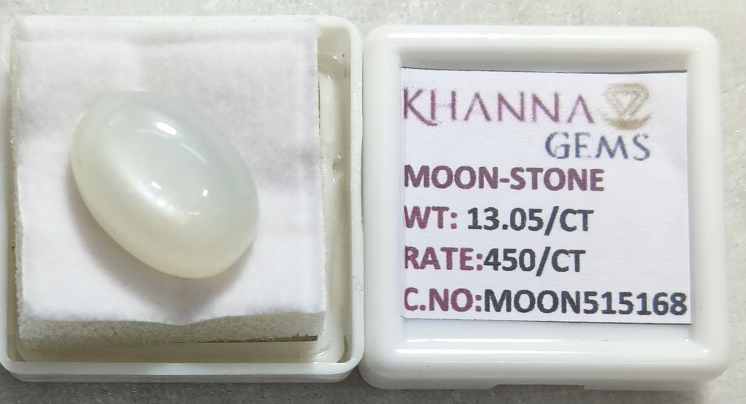 13.05/CT Moon Stone with Govt. Lab Certificate (MOON515168)