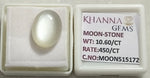 Load image into Gallery viewer, 10.60/CT Moon Stone with Govt. Lab Certificate (450)