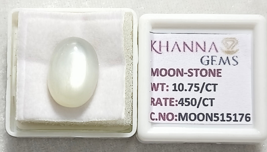 10.75 Carat Moon Stone with Govt. Lab Certificate (MOON515176)