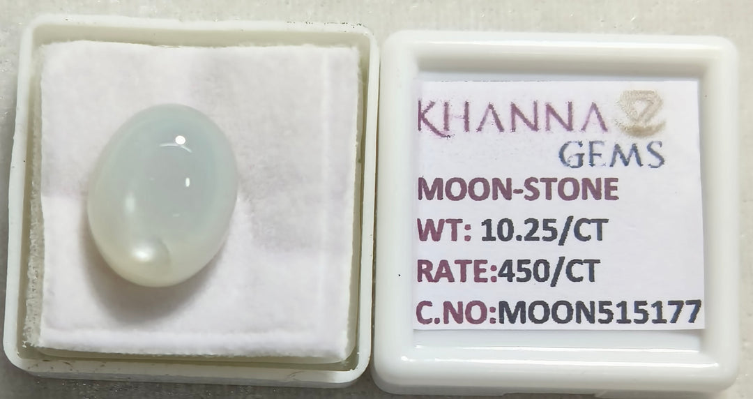 10.25/CT Moon Stone with Govt. Lab Certificate (MOON515177)