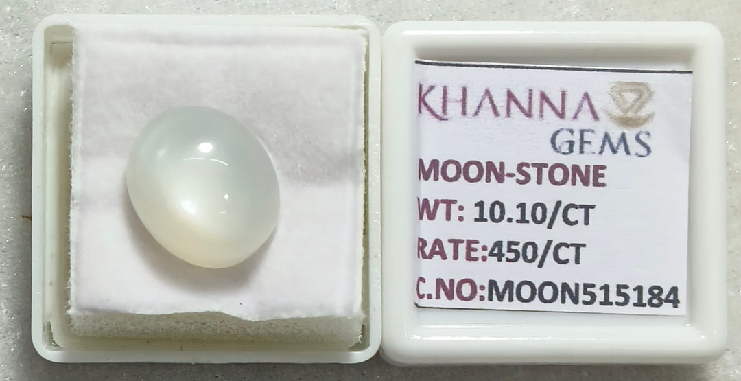 10.10/CT Moon Stone with Govt. Lab Certificate (MOON515184)