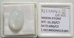 Load image into Gallery viewer, 11.20/CT Moon Stone with Govt. Lab Certificate (450)