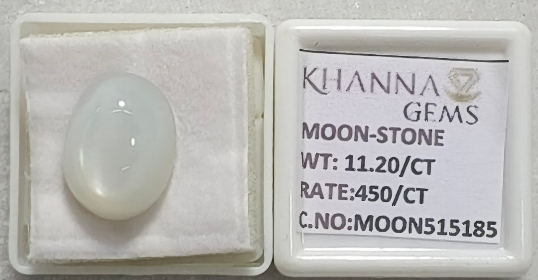 11.20/CT Moon Stone with Govt. Lab Certificate (450)
