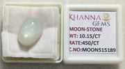 10.15/CT Moon Stone with Govt. Lab Certificate (450)