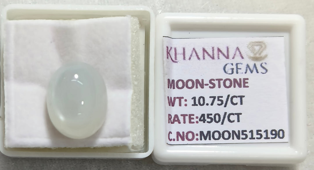 10.75 Carat Moon Stone with Govt. Lab Certificate (MOON515190)