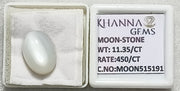11.35/CT Moon Stone with Govt. Lab Certificate (450)