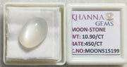 10.90/CT Moon Stone with Govt. Lab Certificate (450)