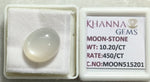 Load image into Gallery viewer, 10.20/CT Moon Stone with Govt. Lab Certificate (450)