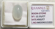 13.93Ratti Moon Stone with Govt. Lab Certificate-MOON515203