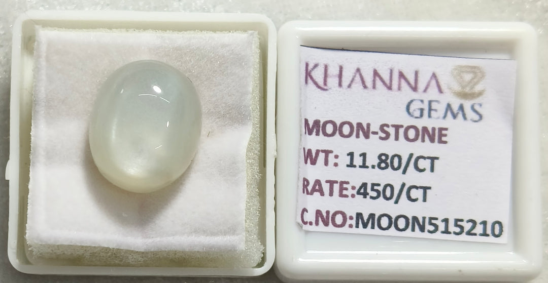 11.80/CT Moon Stone with Govt. Lab Certificate (MOON515210)