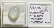 11.80/CT Moon Stone with Govt. Lab Certificate (MOON515210)
