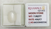 7.00/CT Moon Stone with Govt. Lab Certificate (450)