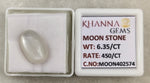 Load image into Gallery viewer, 6.35/CT Moon Stone with Govt. Lab Certificate (402574)