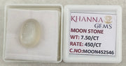 7.50/CT Moon Gemstone of Premium Quality with Govt. Lab Certificate (450)