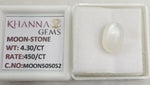 Load image into Gallery viewer, 4.30 Carat White Moon Stone with Govt. Lab Certificate (450)