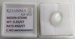 Load image into Gallery viewer, 5.25/CT Moon Stone with Govt. Lab Certificate -505053
