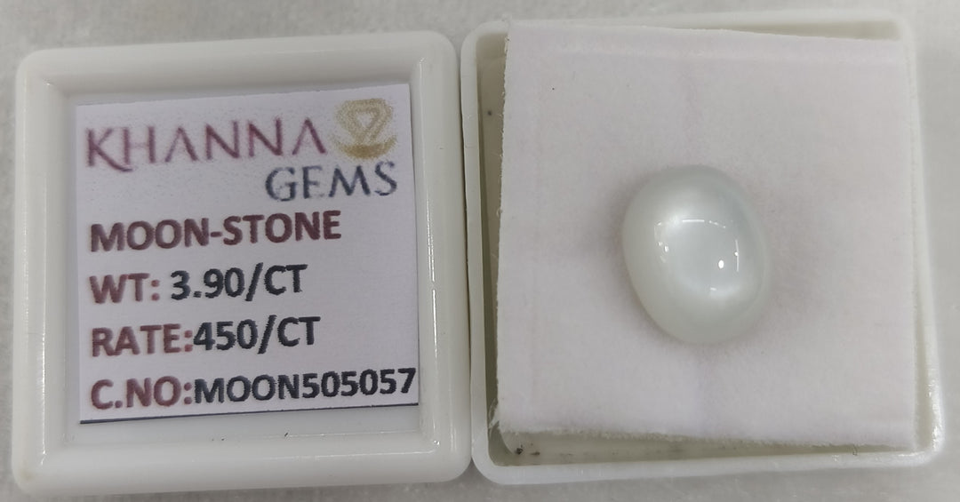 3.90/CT Moon Stone with Govt. Lab Certificate-505057