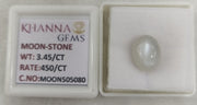 3.45/CT Moon Stone with Govt. Lab Certificate