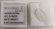 5.70/CT Moon Stone with Govt. Lab Certificate-505083