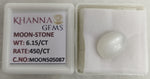 Load image into Gallery viewer, 6.15/CT Moon Stone with Govt. Lab Certificate