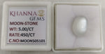 Load image into Gallery viewer, 5.00/CT Moon Stone with Govt. Lab Certificate