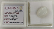 5.60/CT Moon Stone with Govt. Lab Certificate-505107