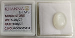 Load image into Gallery viewer, 5.70/CT Moon Stone with Govt. Lab Certificate