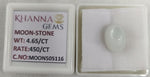 Load image into Gallery viewer, 4.65/CT Moon Stone with Govt. Lab Certificate