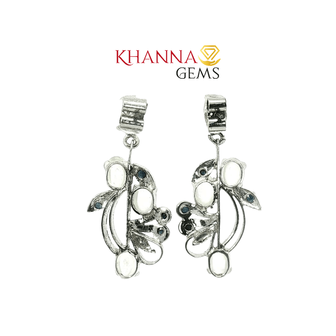7.70/GM Royal Moon Stone Earrings - G0054