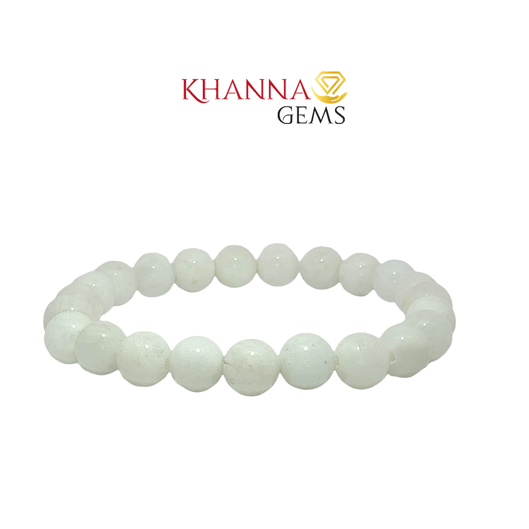 Premium Moonstone 8MM Round Gemstone Beads – NOO6008