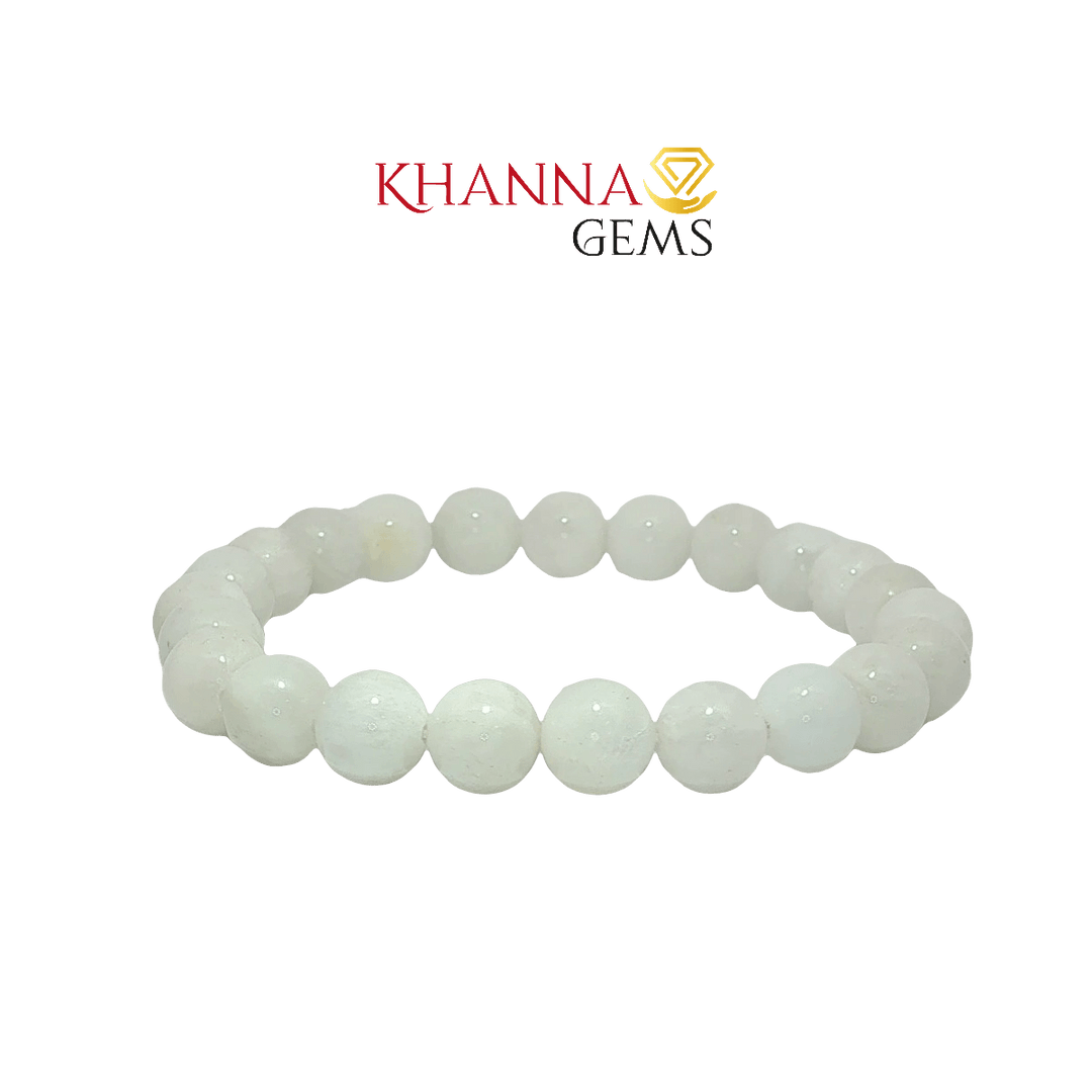 Premium Moonstone 8MM Round Gemstone Beads – NOO6008